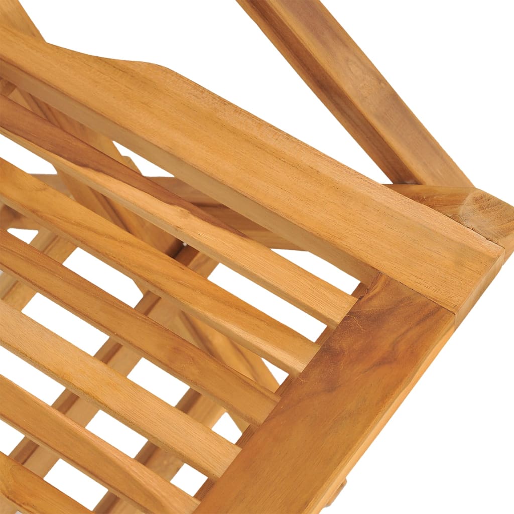 NNEVL Folding Garden Chairs 8 pcs 55x62x90 cm Solid Wood Teak-3