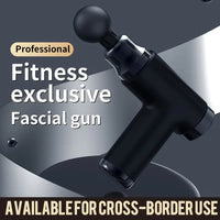 1pc Portable Mini Massage Gun - Deep Tissue Muscle Massager (Black)