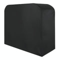 NNEIDS Waterproof 210D Oxford Cloth Bbq Grill Cover - Anti-Uv Dust-Proof Folding - Fits Gas Charcoal Electric - 145X61X117Cm - Black-0