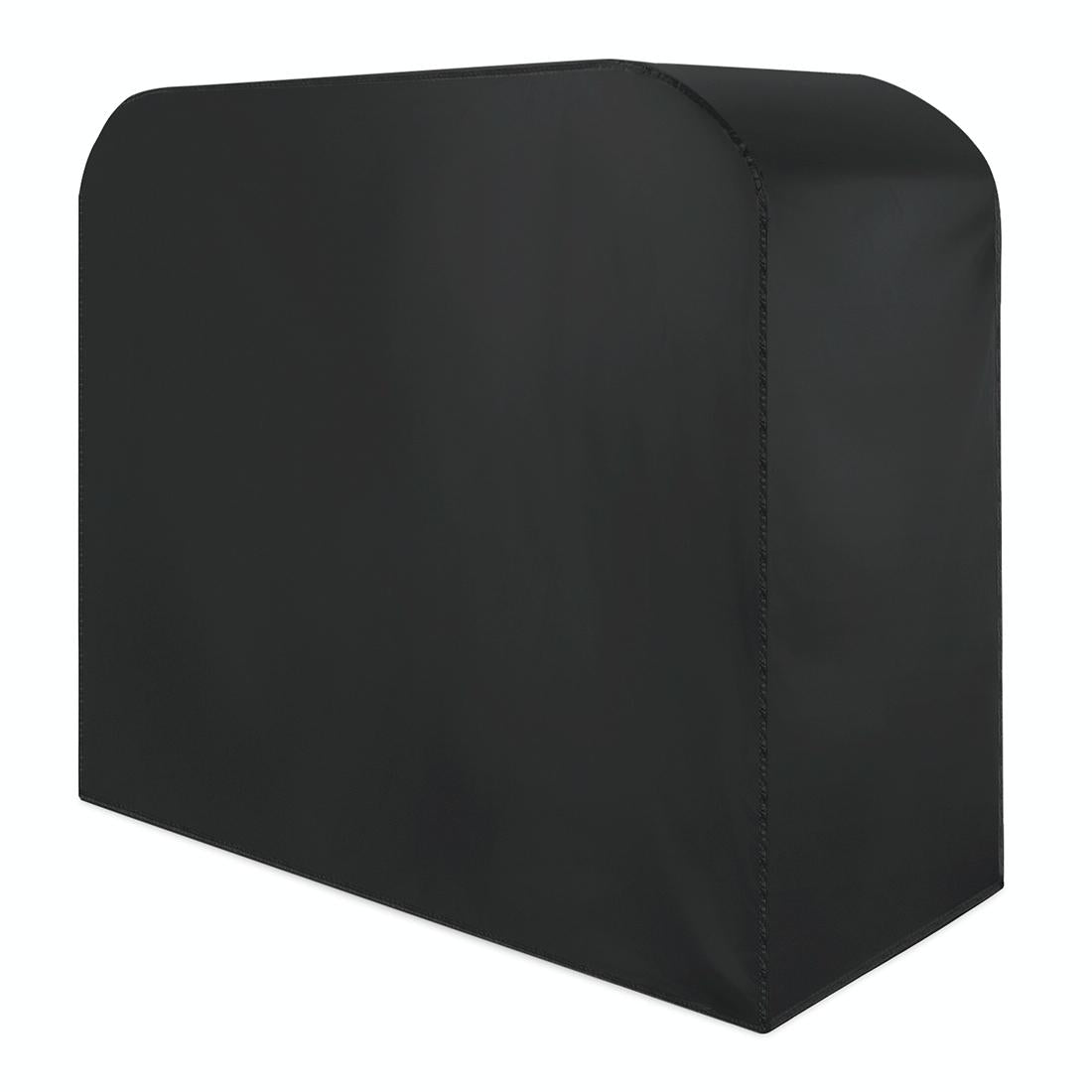 NNEIDS Waterproof 210D Oxford Cloth Bbq Grill Cover - Anti-Uv Dust-Proof Folding - Fits Gas Charcoal Electric - 145X61X117Cm - Black-0