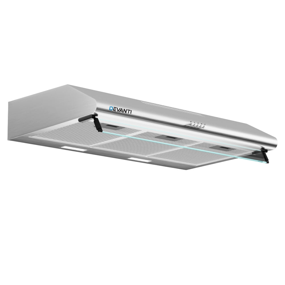 NNEDSZ 900mm Range Hood 90cm Rangehood Stainless Steel-2