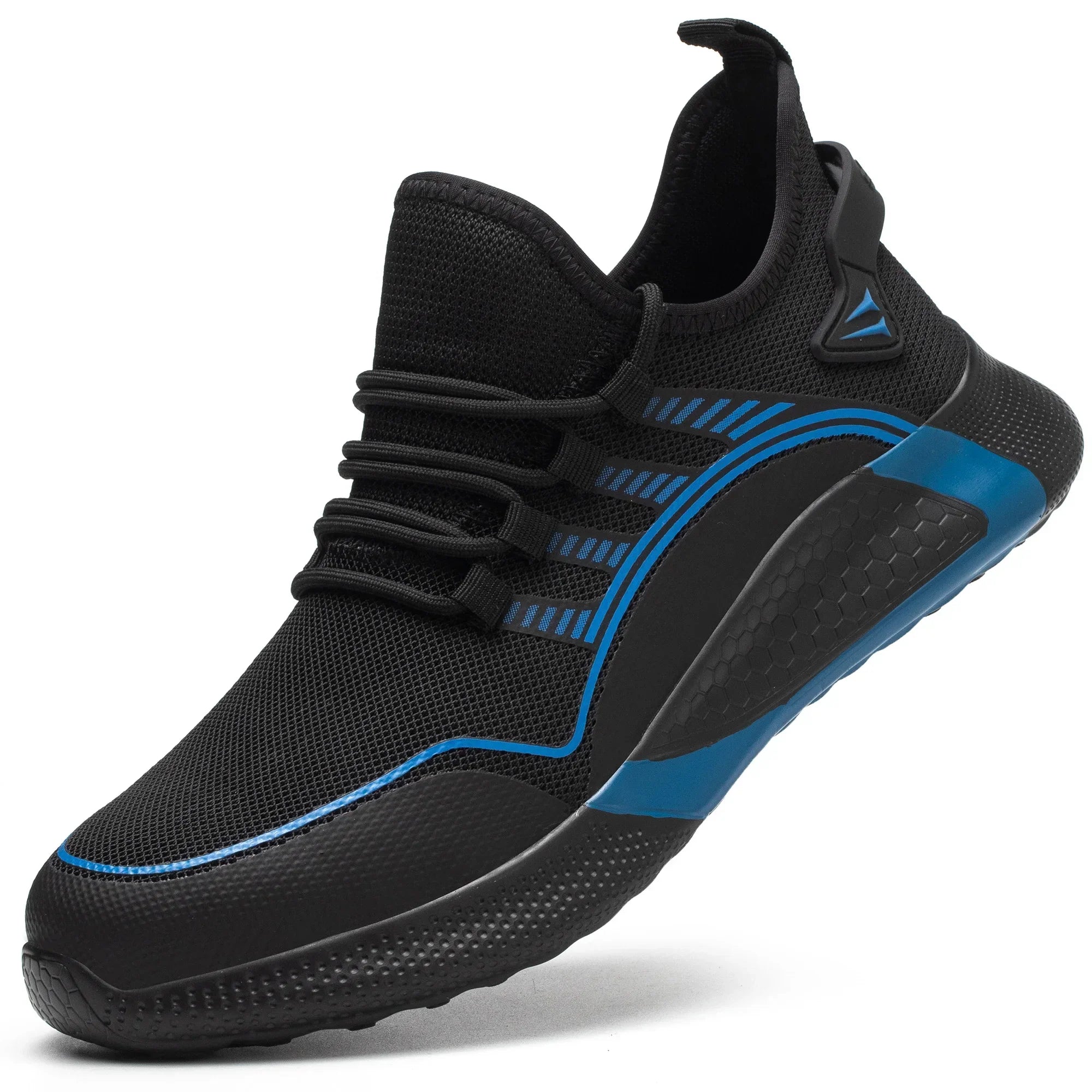 NNEOBA Safety Toe Work Shoes for Men Women (blue)-1