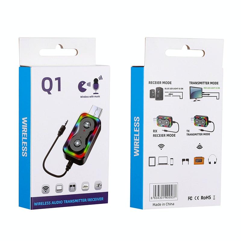 NNEIDS Bluetooth 5.3 Audio Receiver / Transmitter Adapter - Usb-1