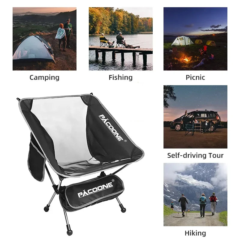 NNEOBA Travel Ultralight Folding Aluminum Chair-4