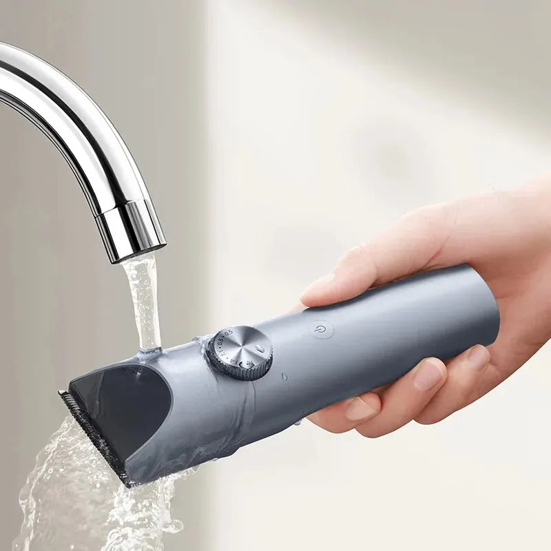 NNEOBA Upgraded Wireless Hair Clipper & Electric Shaver Professional Barber Cutter Grey-3