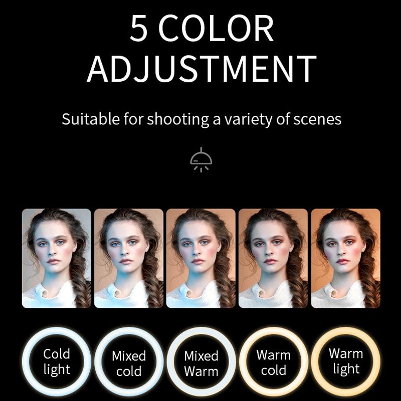 NNEIDS Full Screen Beauty Light - Single Light & Stand For S20 Selfies-4
