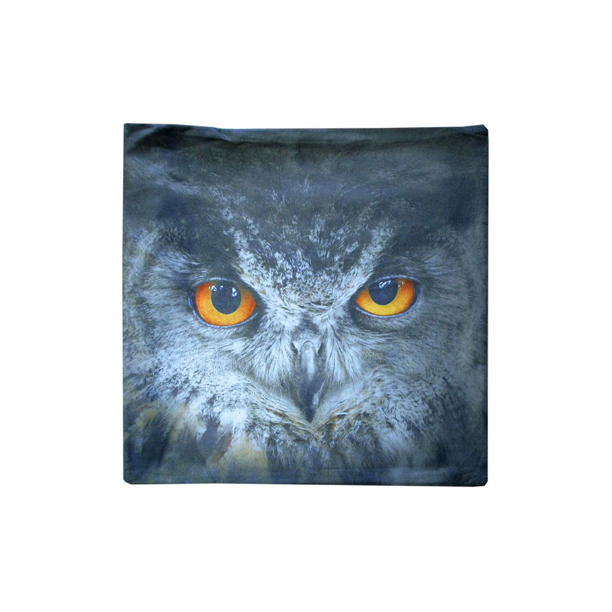 NNEDSZ Black Owl Square Cushion Cover-0