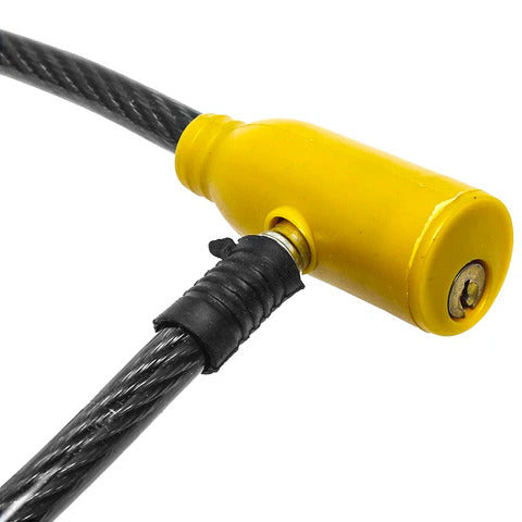 NNEDSZ 80cm Bicycle Lock with Keys Bike Scooter-2